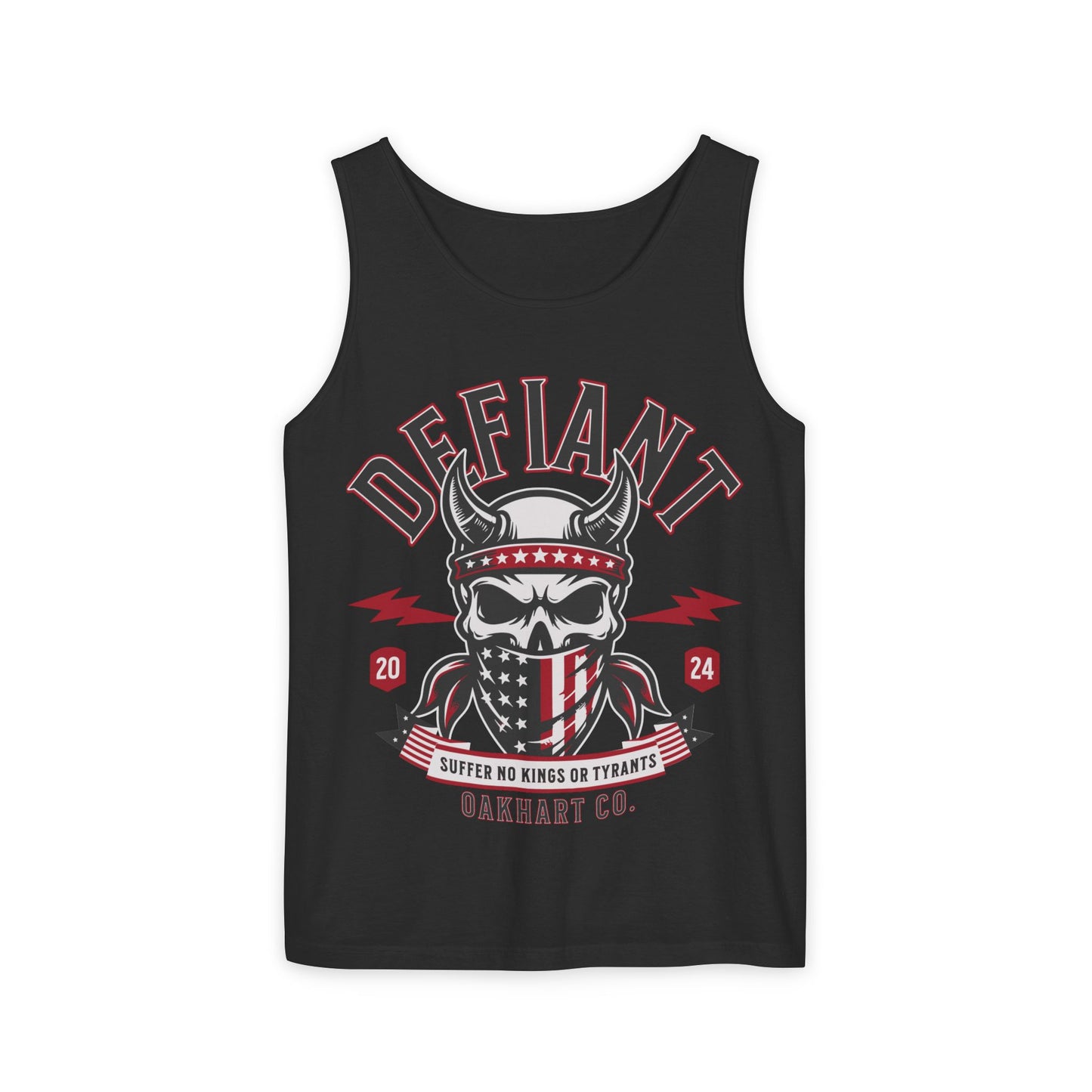 Defiant Tank Top | Suffer No Kings Or Tyrants