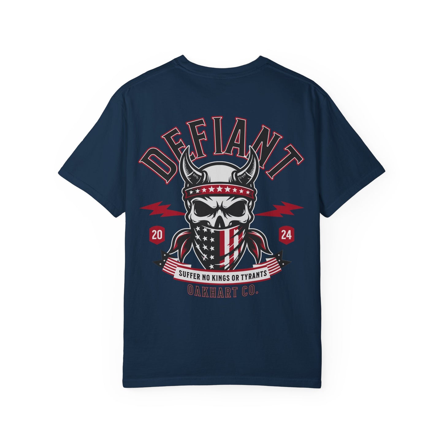 Defiant T-Shirt โ Suffer No Kings or Tyrants