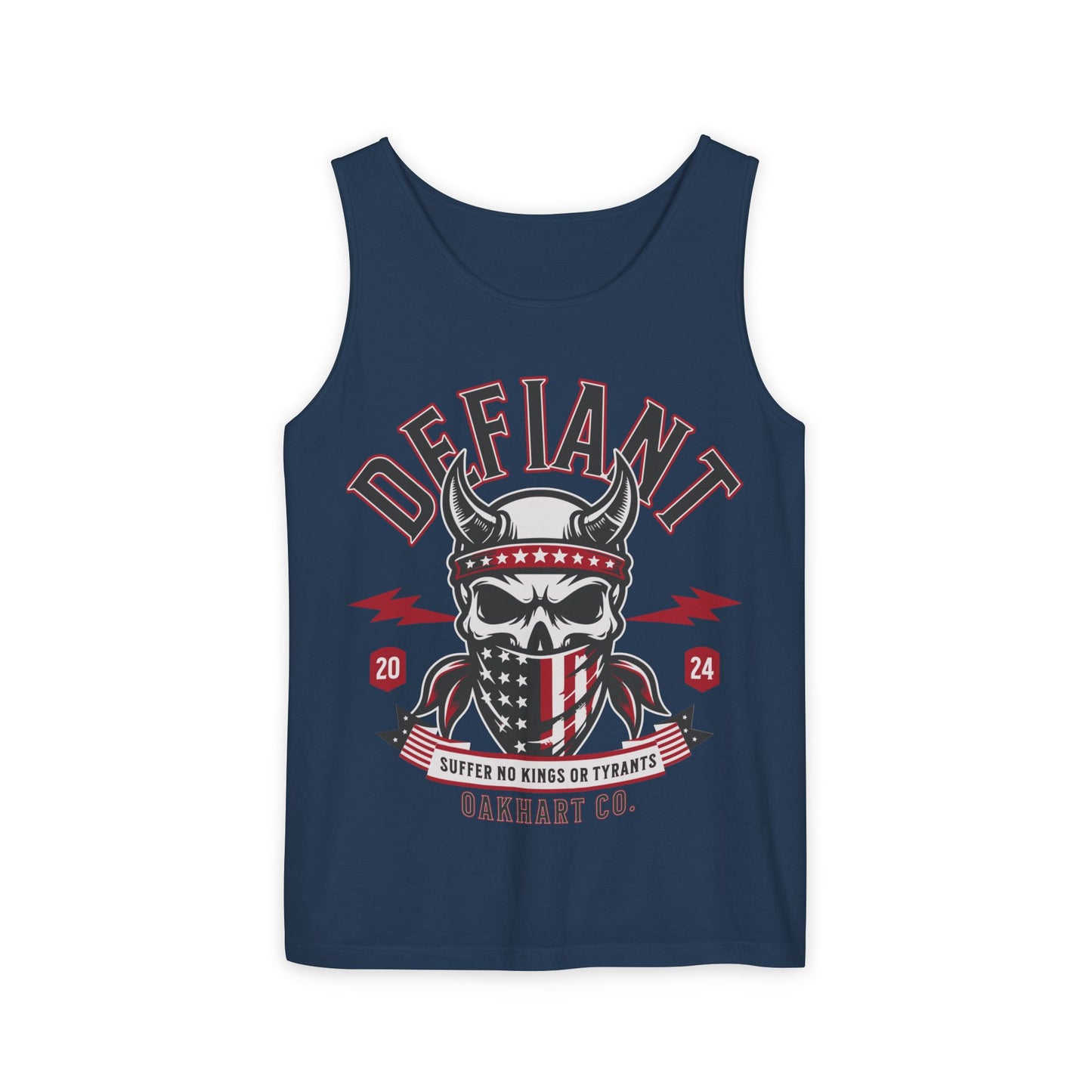 Defiant Tank Top | Suffer No Kings Or Tyrants