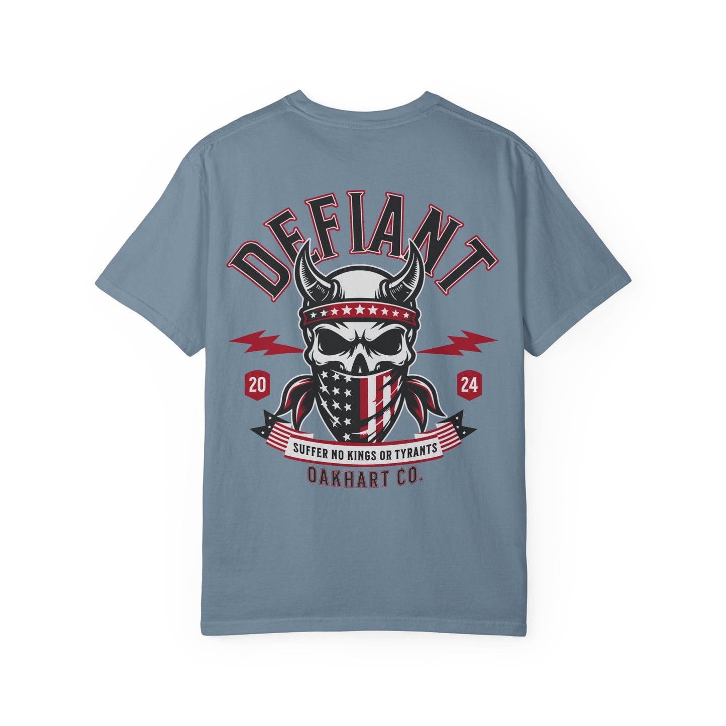 Defiant T-Shirt โ Suffer No Kings or Tyrants