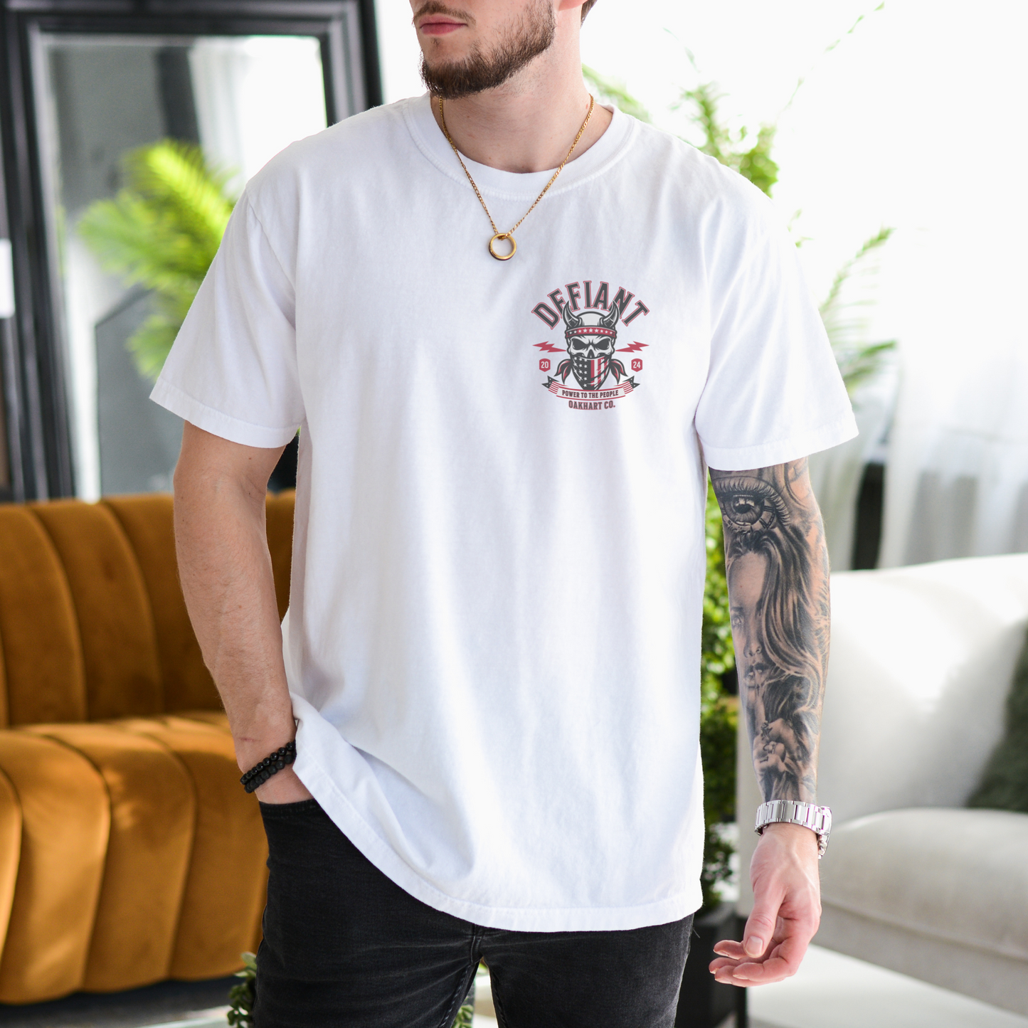 Defiant T-Shirt โ Power to the People