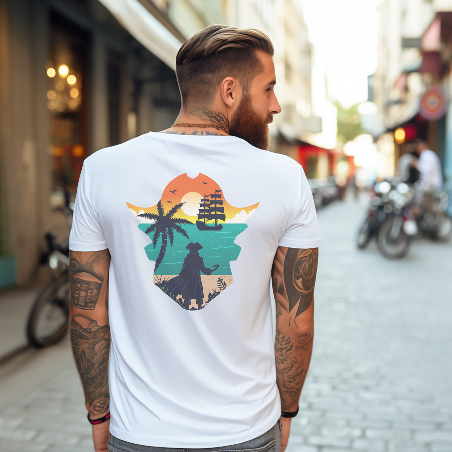 Oakhart Co. - Sunset Voyage Tee ๐๐ดโโ ๏ธ