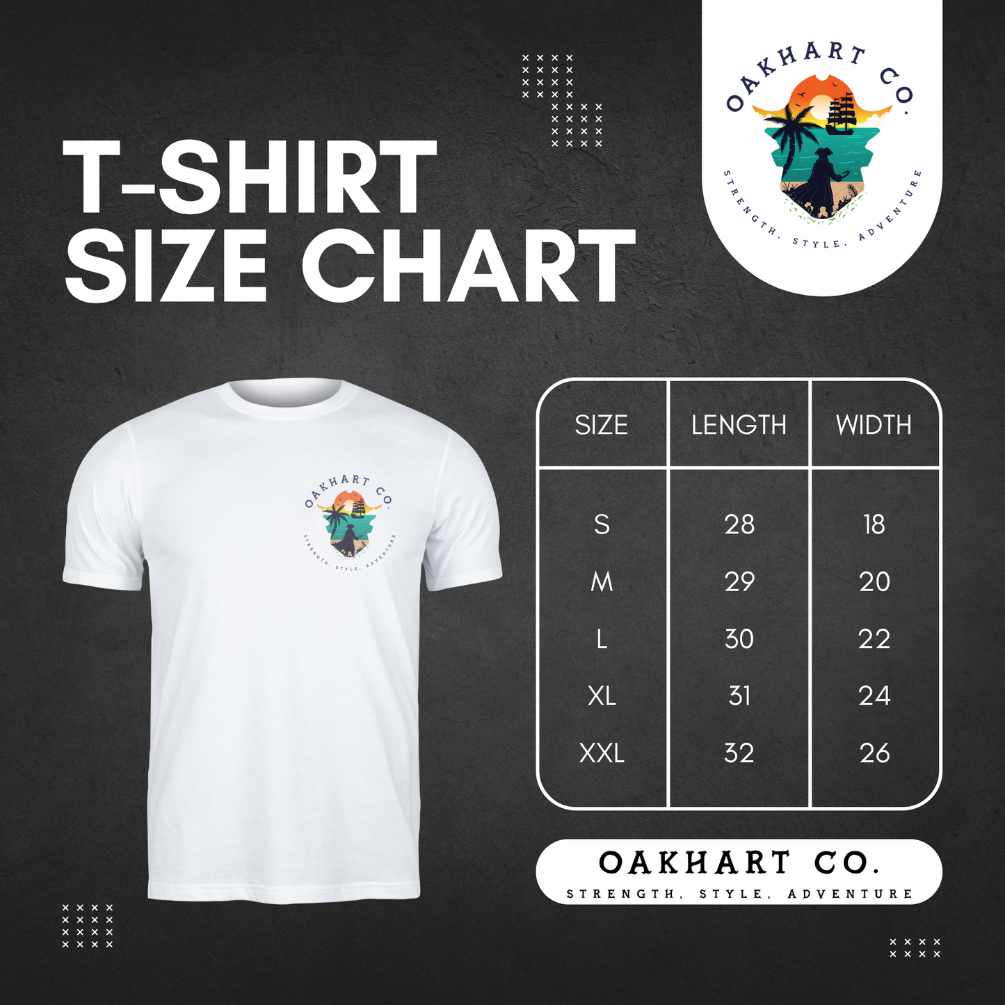 Oakhart Co. - Sunset Voyage Tee ๐๐ดโโ ๏ธ