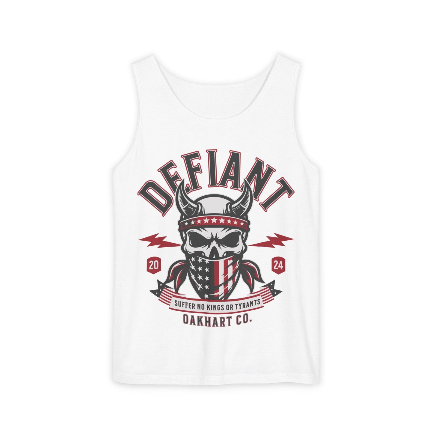 Defiant Tank Top | Suffer No Kings Or Tyrants