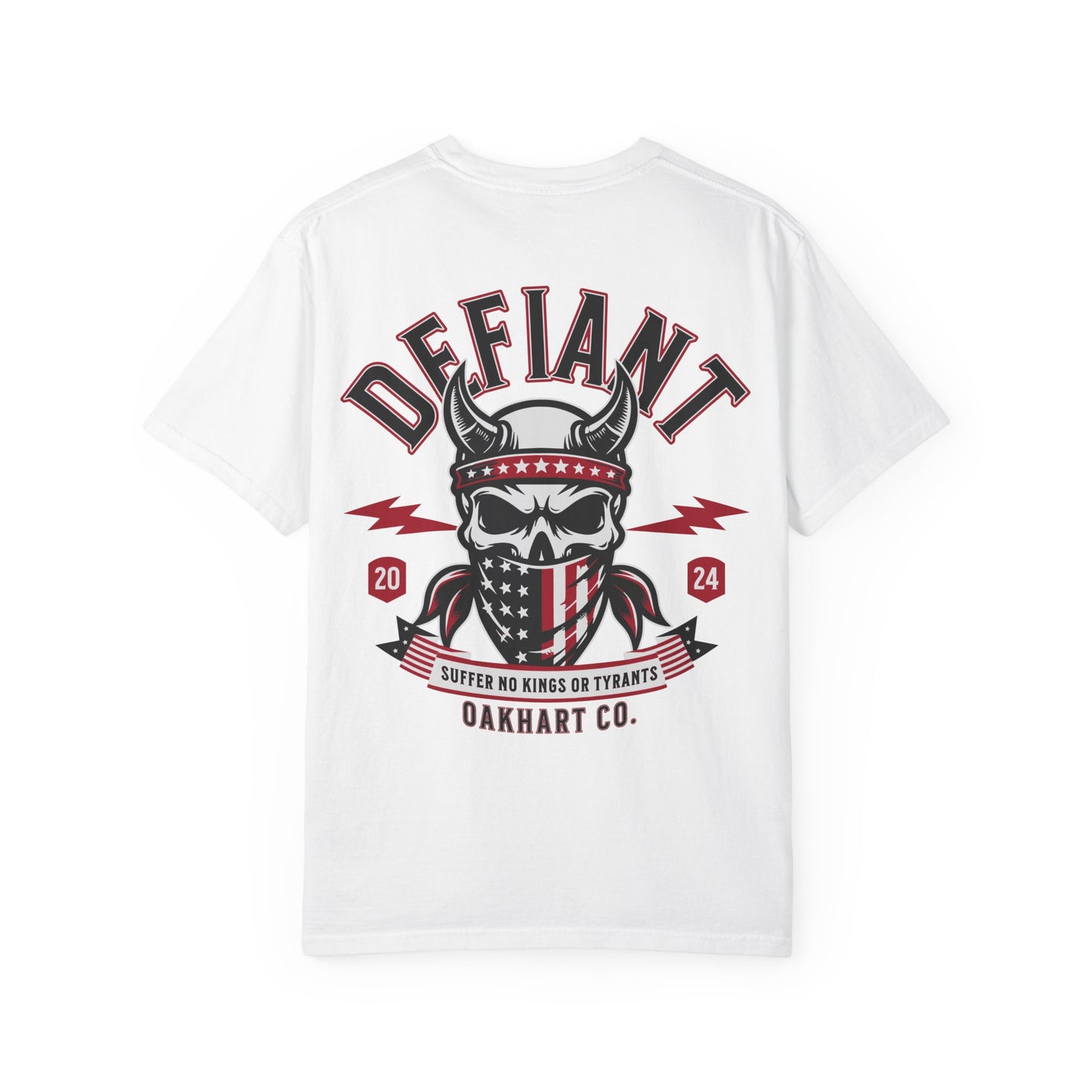 Defiant T-Shirt – Suffer No Kings or Tyrants